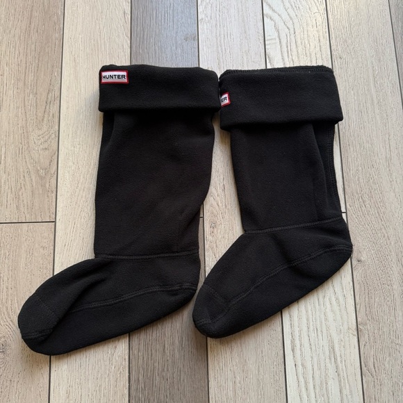 Hunter Black Casual Socks with Foldable Cuff - Picture 1 of 3